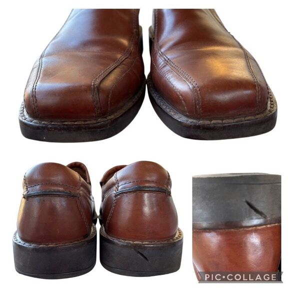 ECCO Jersey Loafer Mens Size 9 EU 42 Slip On Casual Light Brown Tan Dress Shoes main image 6
